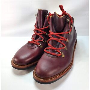 Oak Street Bootmakers Summit Boot Red Chromexcel Size 10.5 FACTORY SECONDS